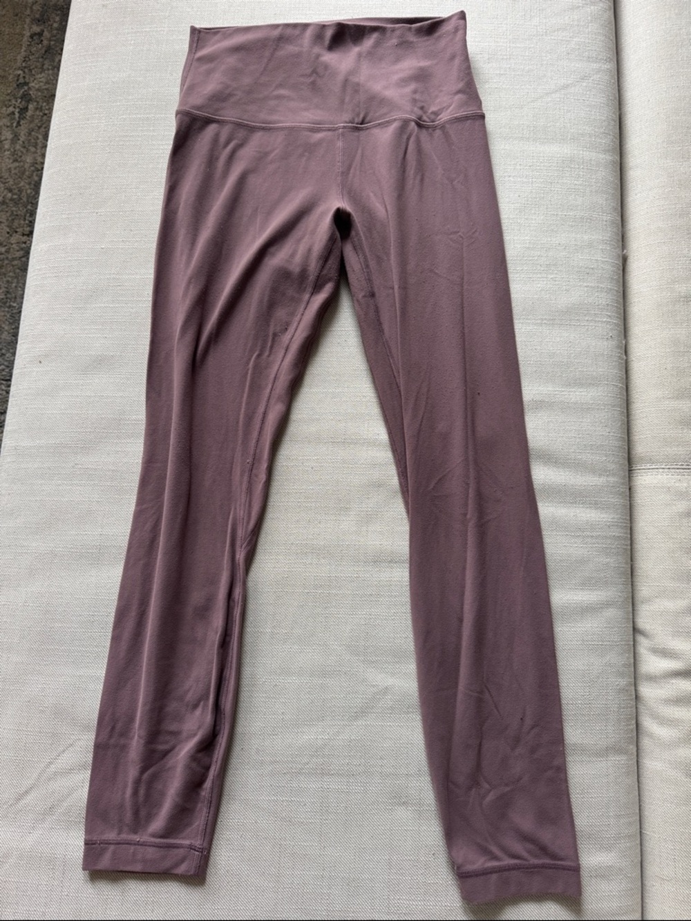 Lululemon Size 6 High-Waist Mauve Leggings